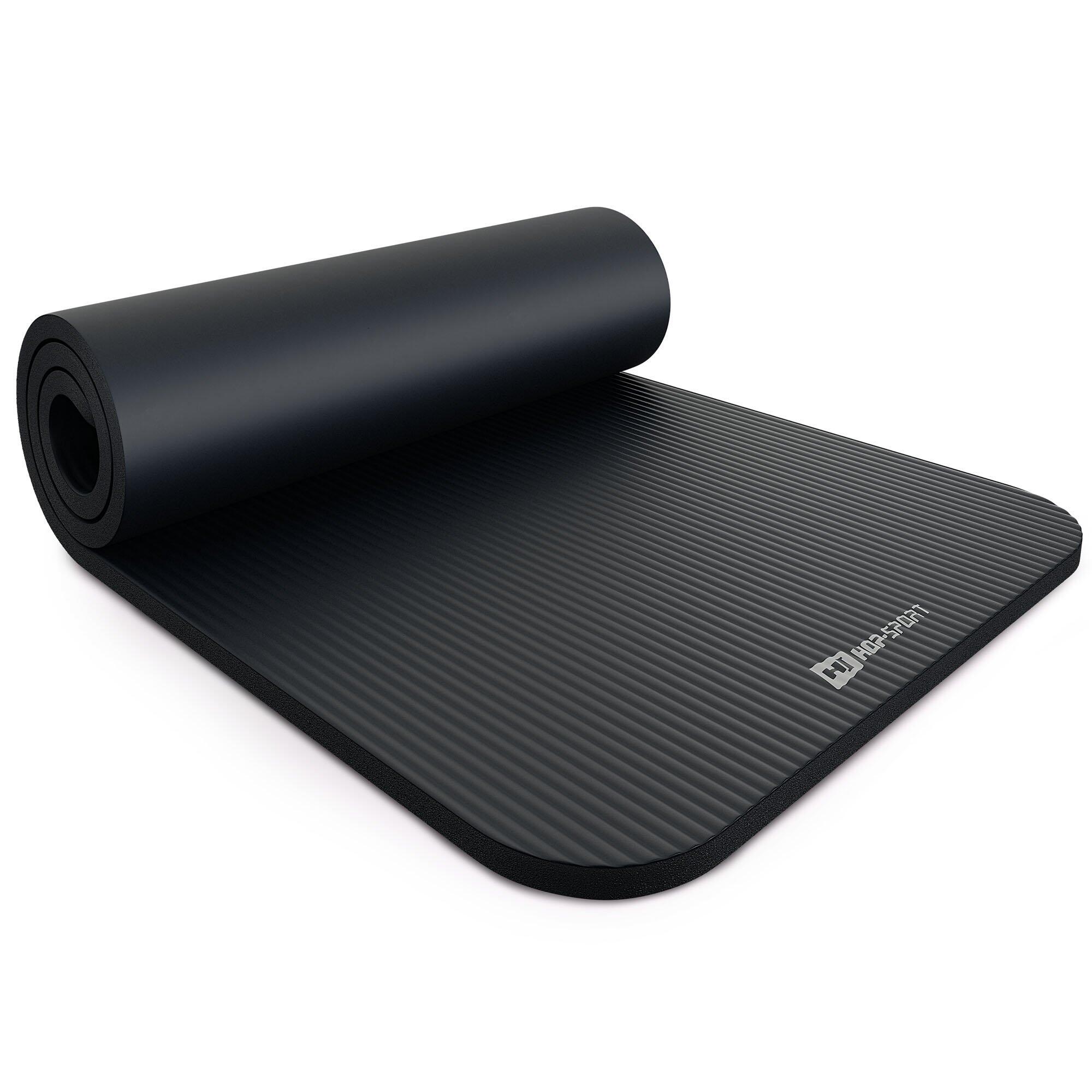 Mata fitness NBR 2cm - czarna - 190x60cm 7/7