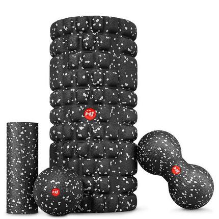 Ensemble de balles de massage + rouleau et rouleau de massage Hop-Sport