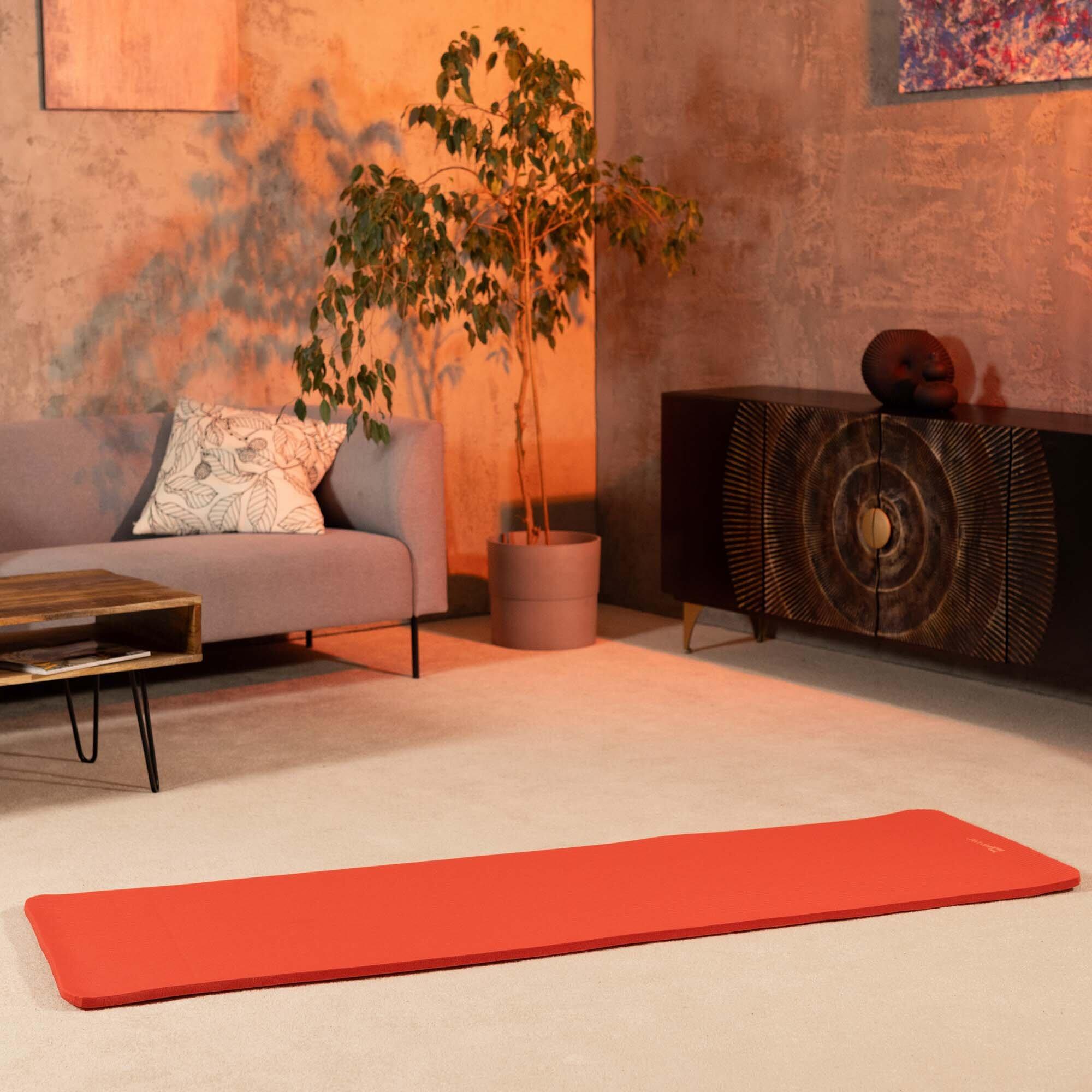 Tappetino fitness NBR 1,5cm - rosso - 190x80cm 2/7