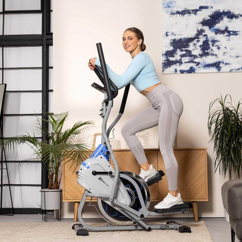Bicicletă eliptică de antrenament Hop-Sport Climber Icon