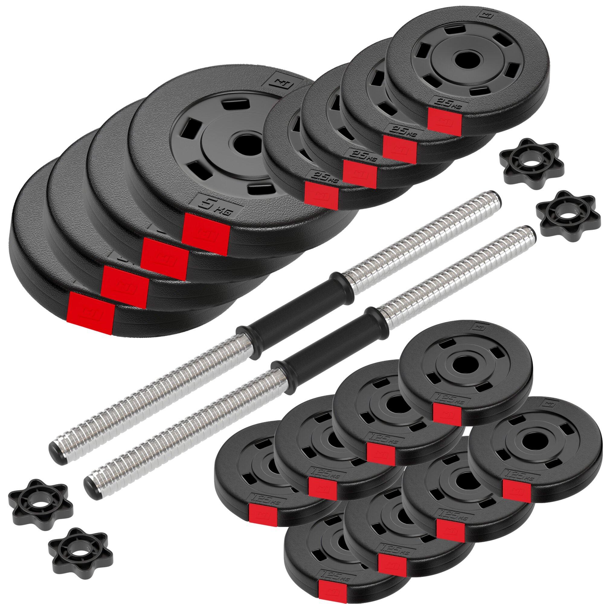 Manubri compositi Hop-Sport 2x20kg PRO 2/7