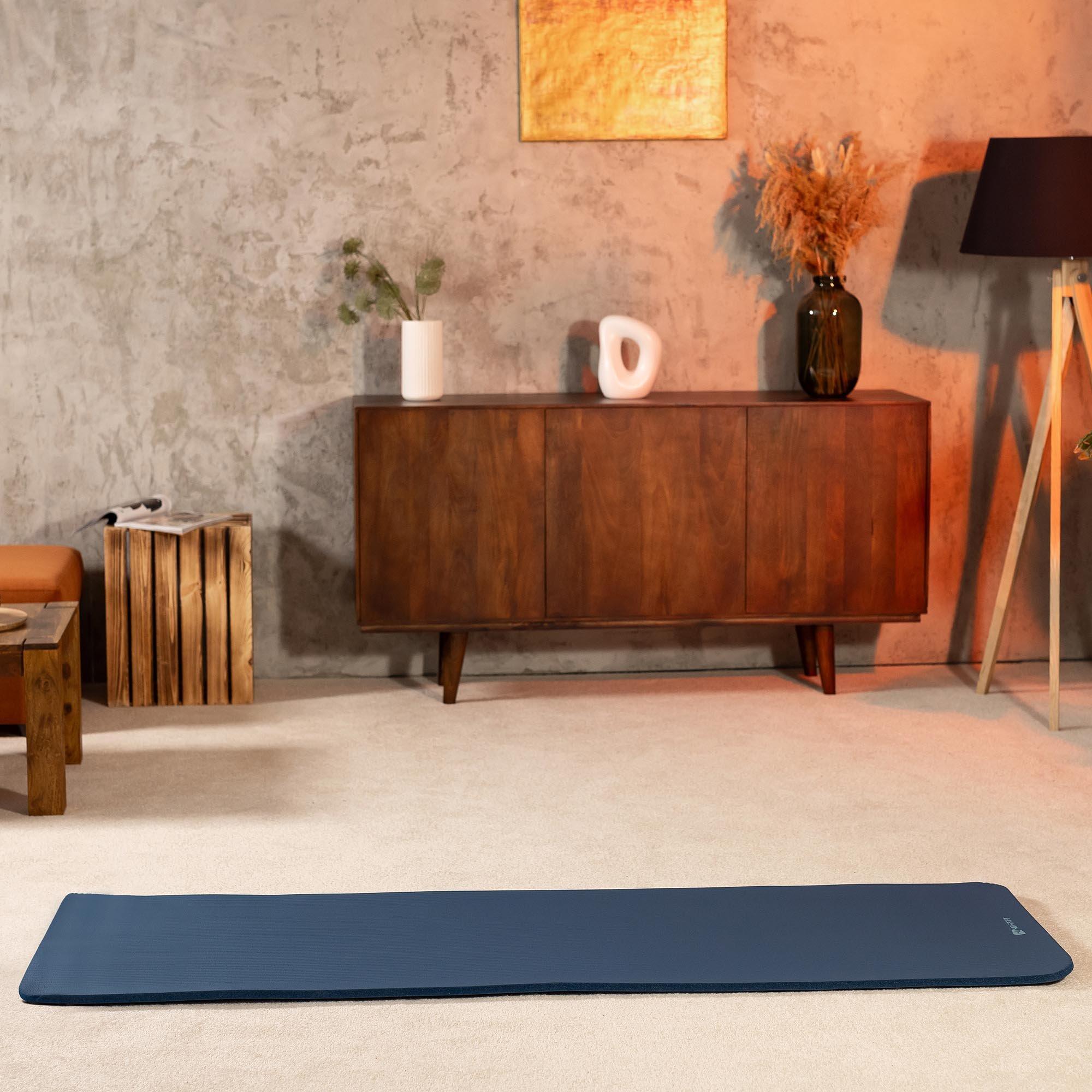Tappetino fitness NBR 1cm - verde mare - 190x60 cm 2/7