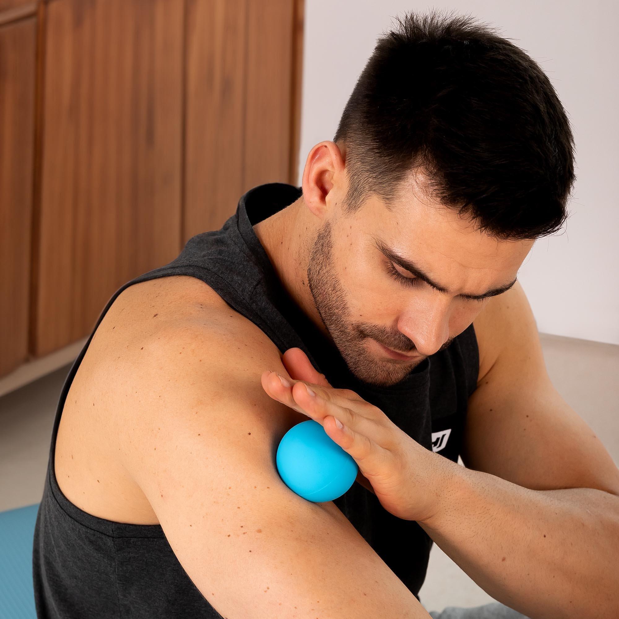 Balle de massage Hop-Sport en silicone simple 2/7