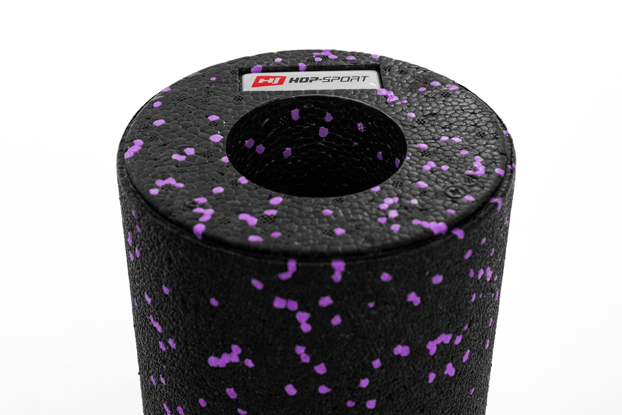Rodillo de masaje EPP hueco 33cm violeta 2/7