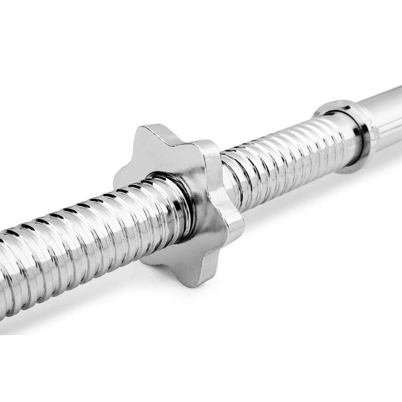 Gryf do treningu siłowego Hop-Sport 120 cm (30 mm) lekko łamany