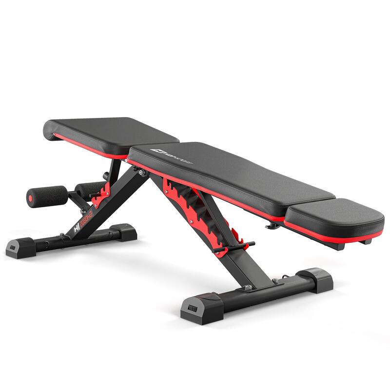 Bancă de antrenament Hop-Sport HS-2080HB pliabilă