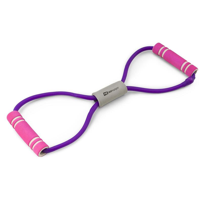 Extensor din cauciuc cu mânere din spumă Hop-Sport
