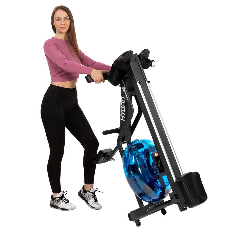 Wioślarz treningowy wodny Hop-Sport Hydro z matą