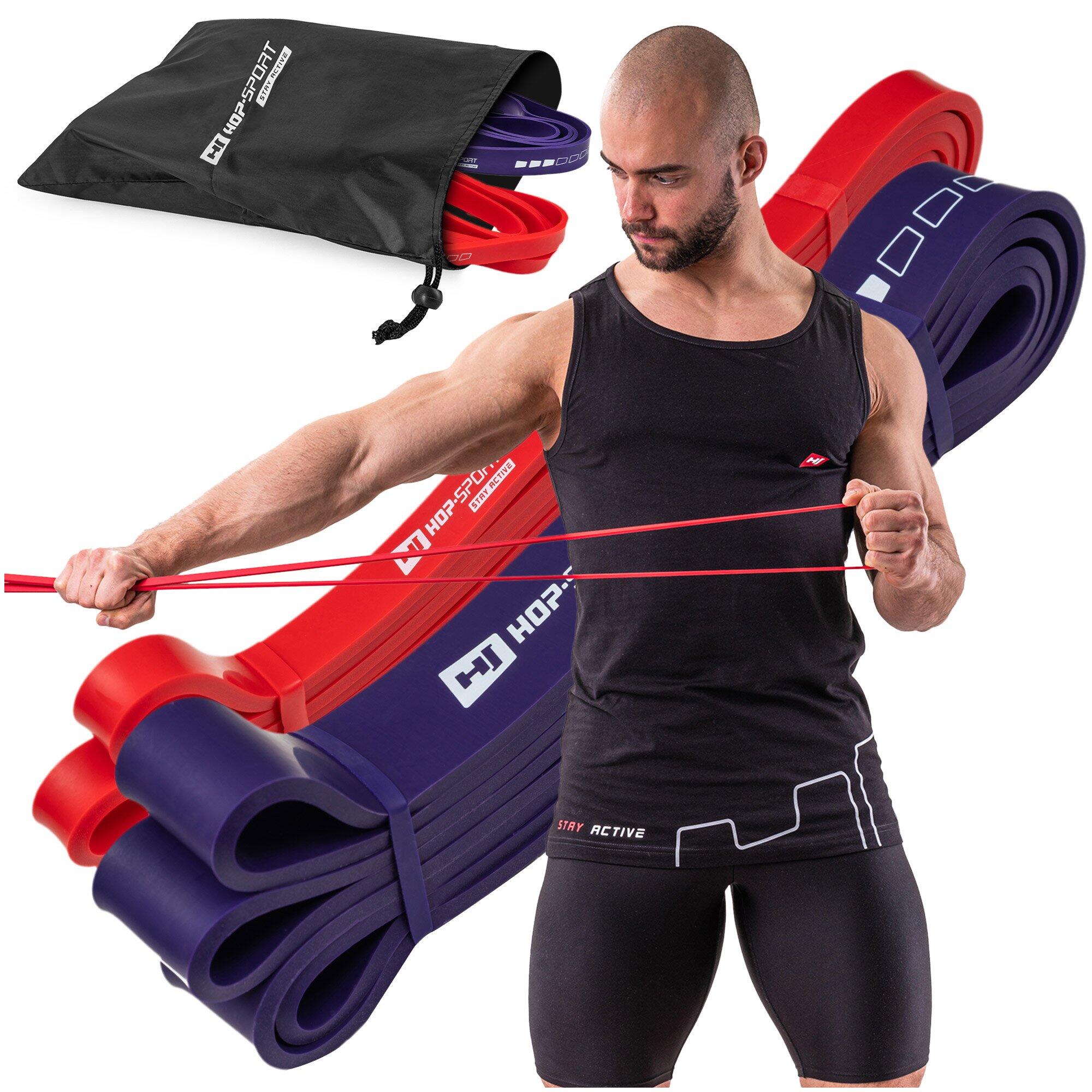 Conjunto de 2 bandas de resistencia 7-39kg 7/7
