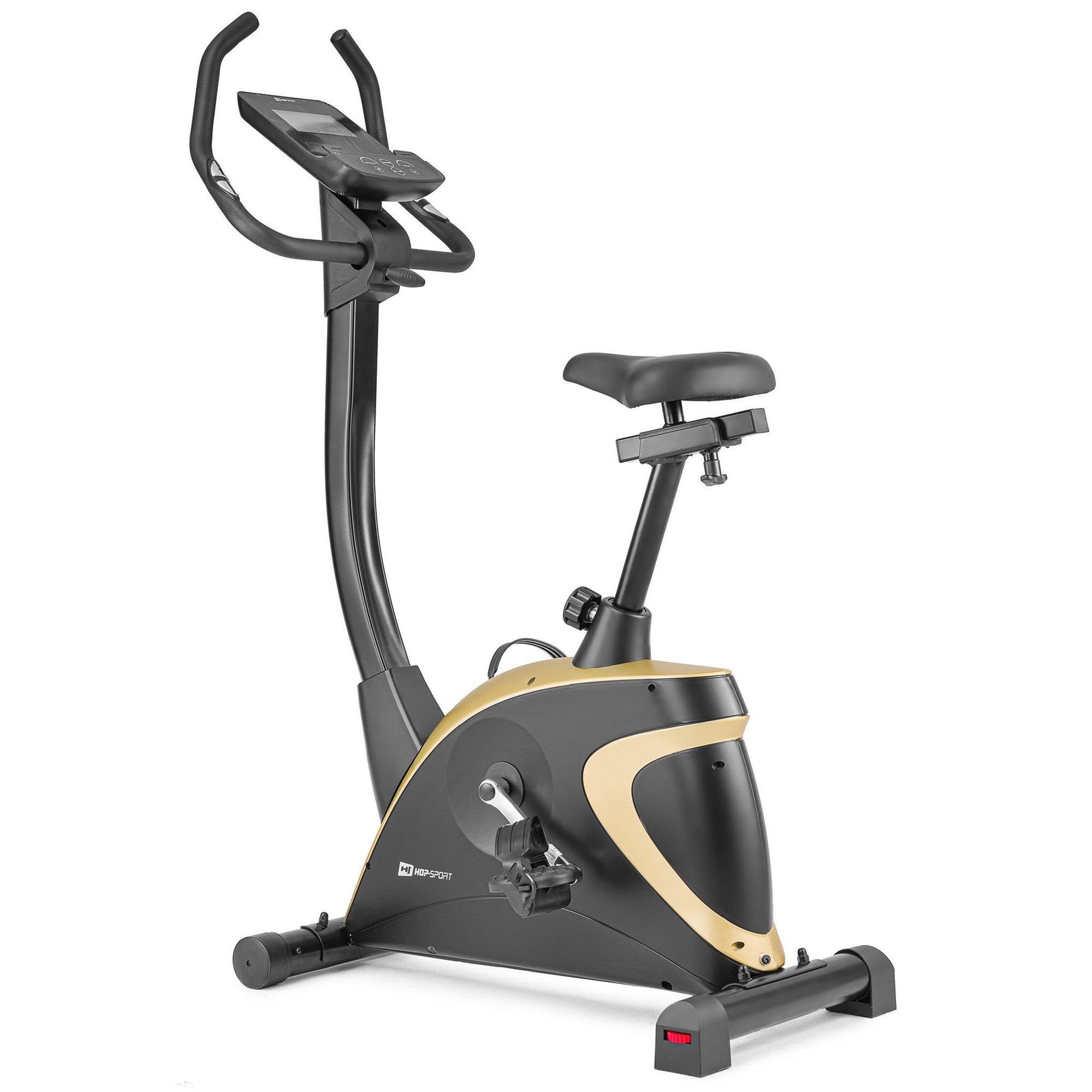 Hop-sport - Vélo D'Appartement D'Entraînement Électromagnétique Hop-sport Host - Vélo D'Appartement - Jaune|noir - Taille Unique - Decathlon