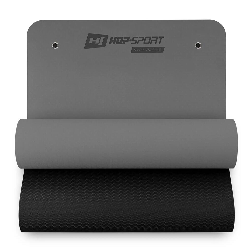 Фитнес постелка с отвори Hop-Sport TPE 0,8см, неплъзгаща