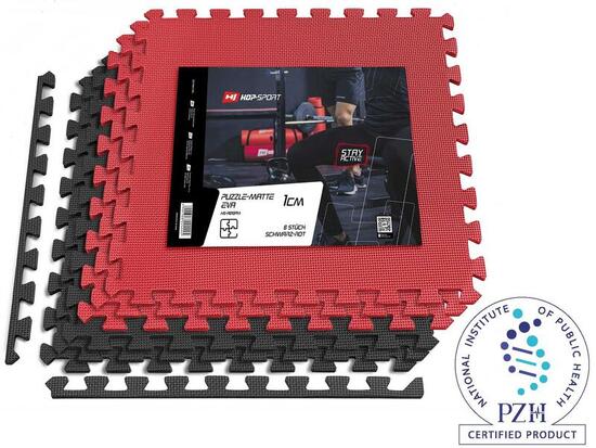 Tappetino puzzle EVA 1cm grigio - 6 pezzi