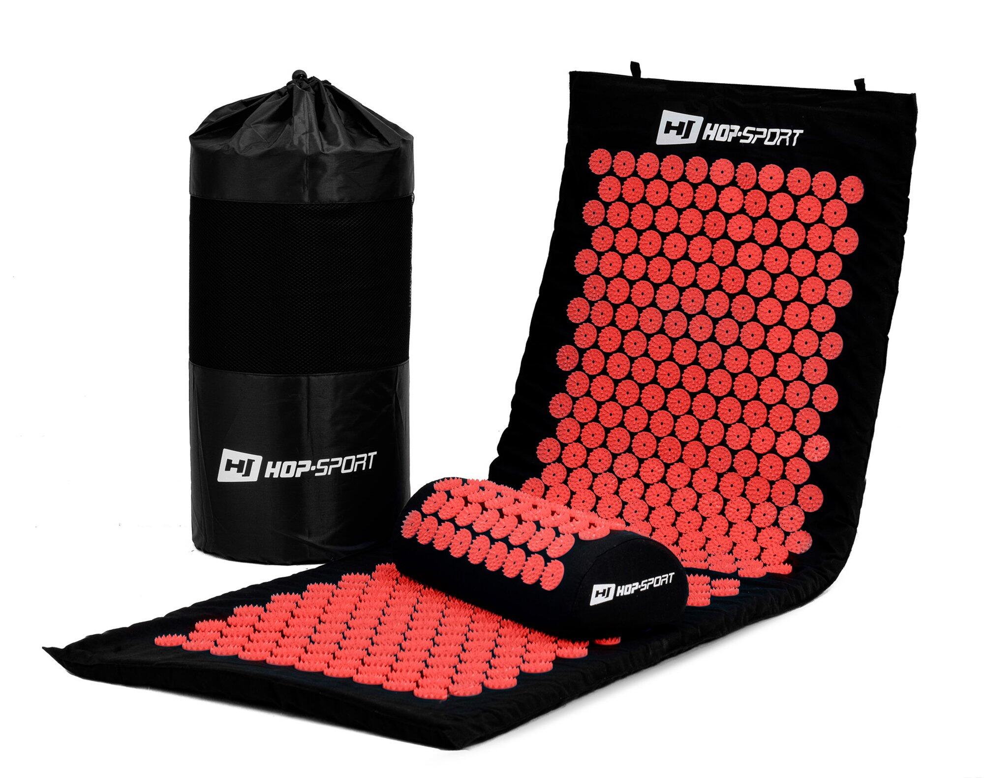 HOP-SPORT Set di agopressione XL con borsa rosso