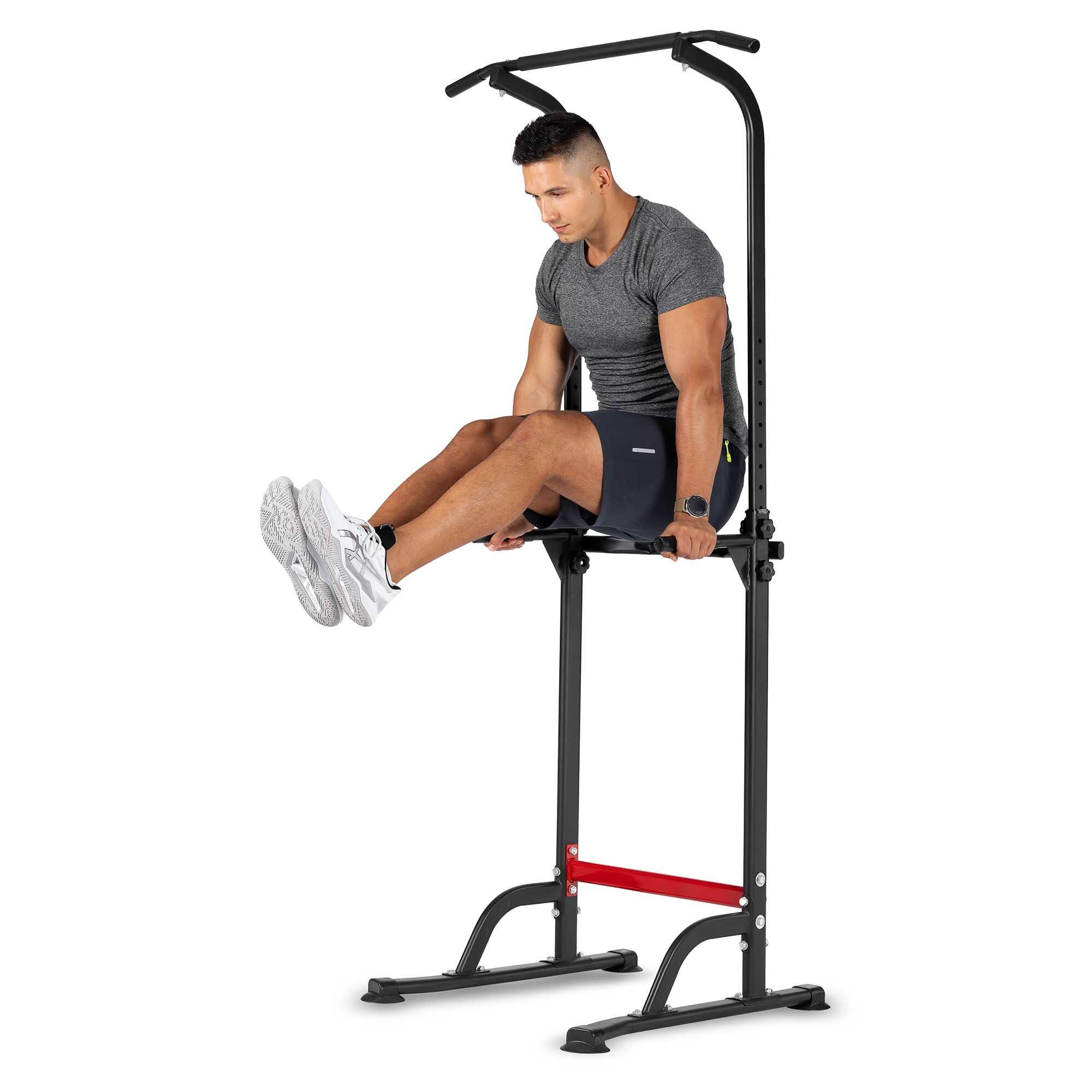 Poręcze do treningu siłowego Hop-Sport HS-1012K z drążkiem