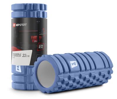 Eva massage roller 33cm lichtblauw