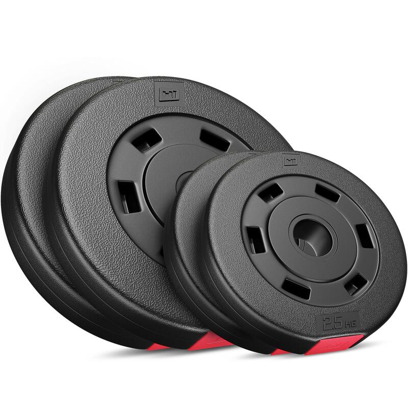Set greutăți compozit bară Hop-Sport Premium 36kg