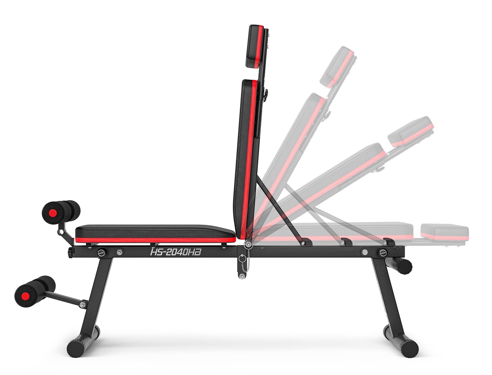 Panca da allenamento HS-2040HB pieghevole 3/7
