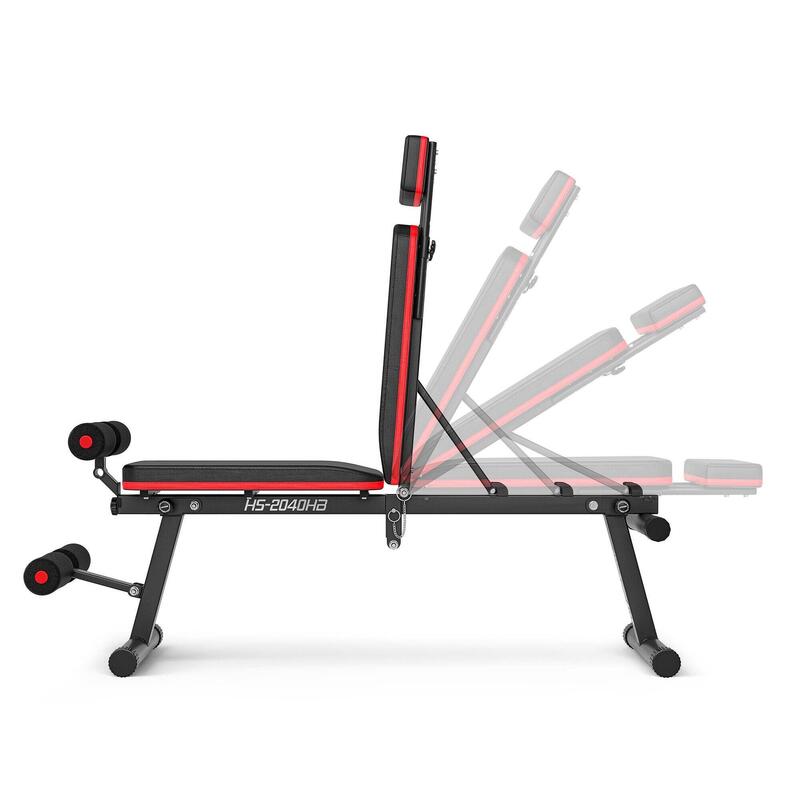 Bancă de exerciții Hop-Sport HS-2040HB pliabilă