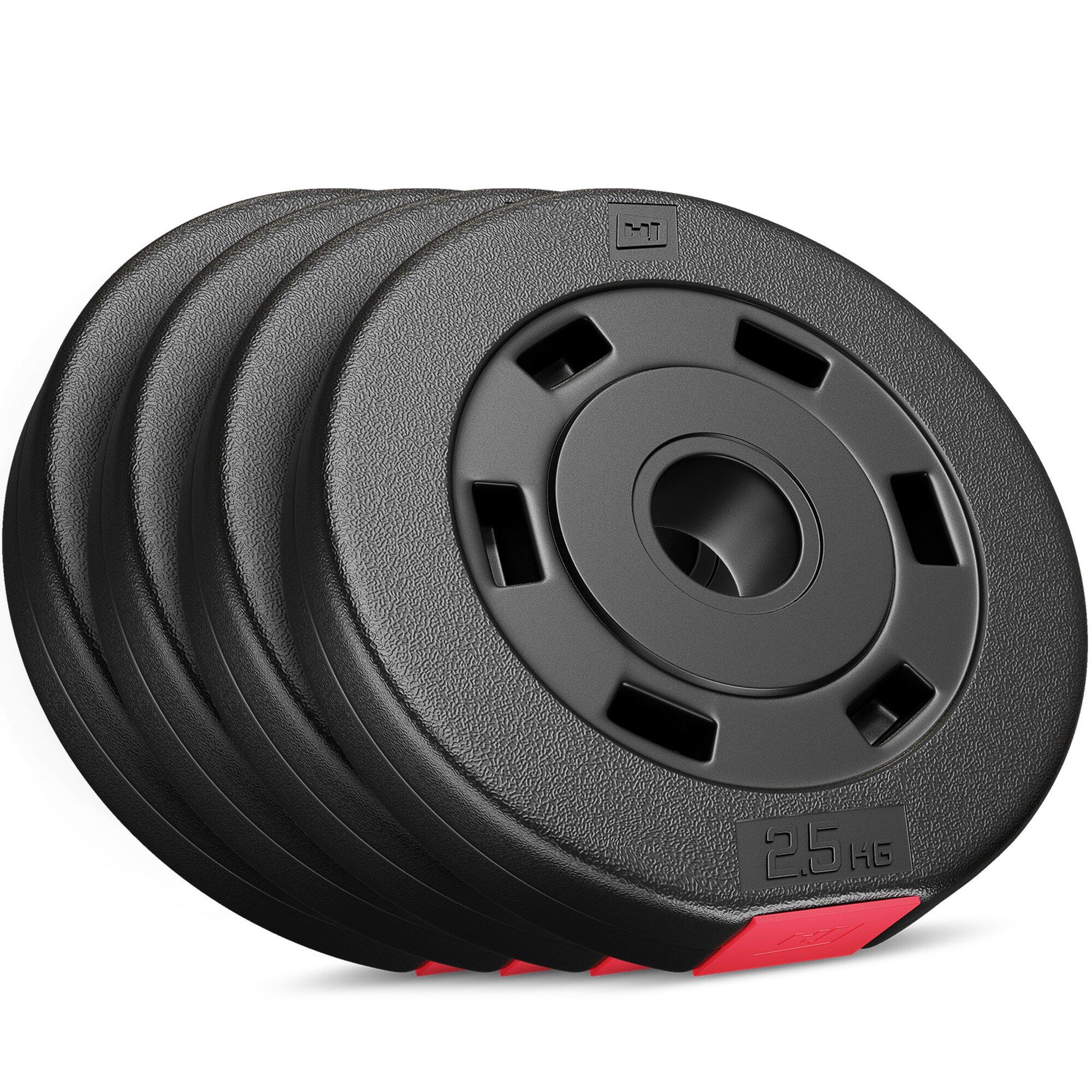 Set di pesi compositi per allenamento 30kg (4x5, 4x2.5) 4/7