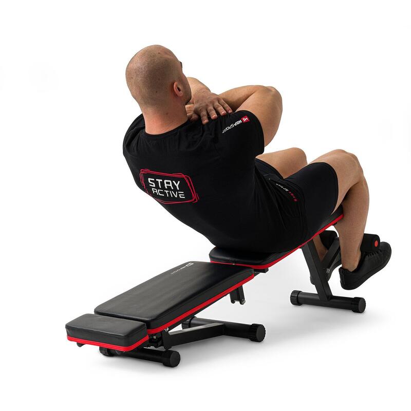 Bancă de exerciții Hop-Sport HS-2040HB pliabilă