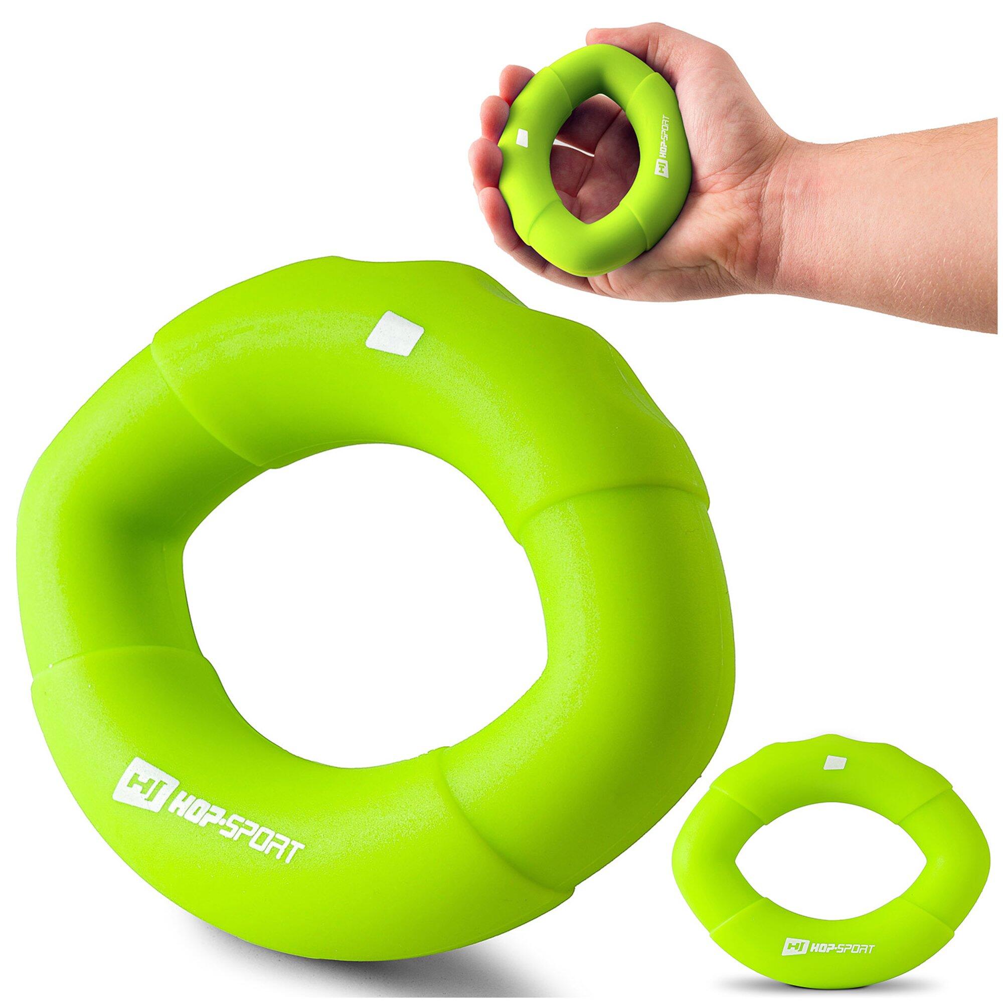 HOP-SPORT Exerciseur de main ovale 13,6 kg, anneau d’entraînement en silicone 6/6