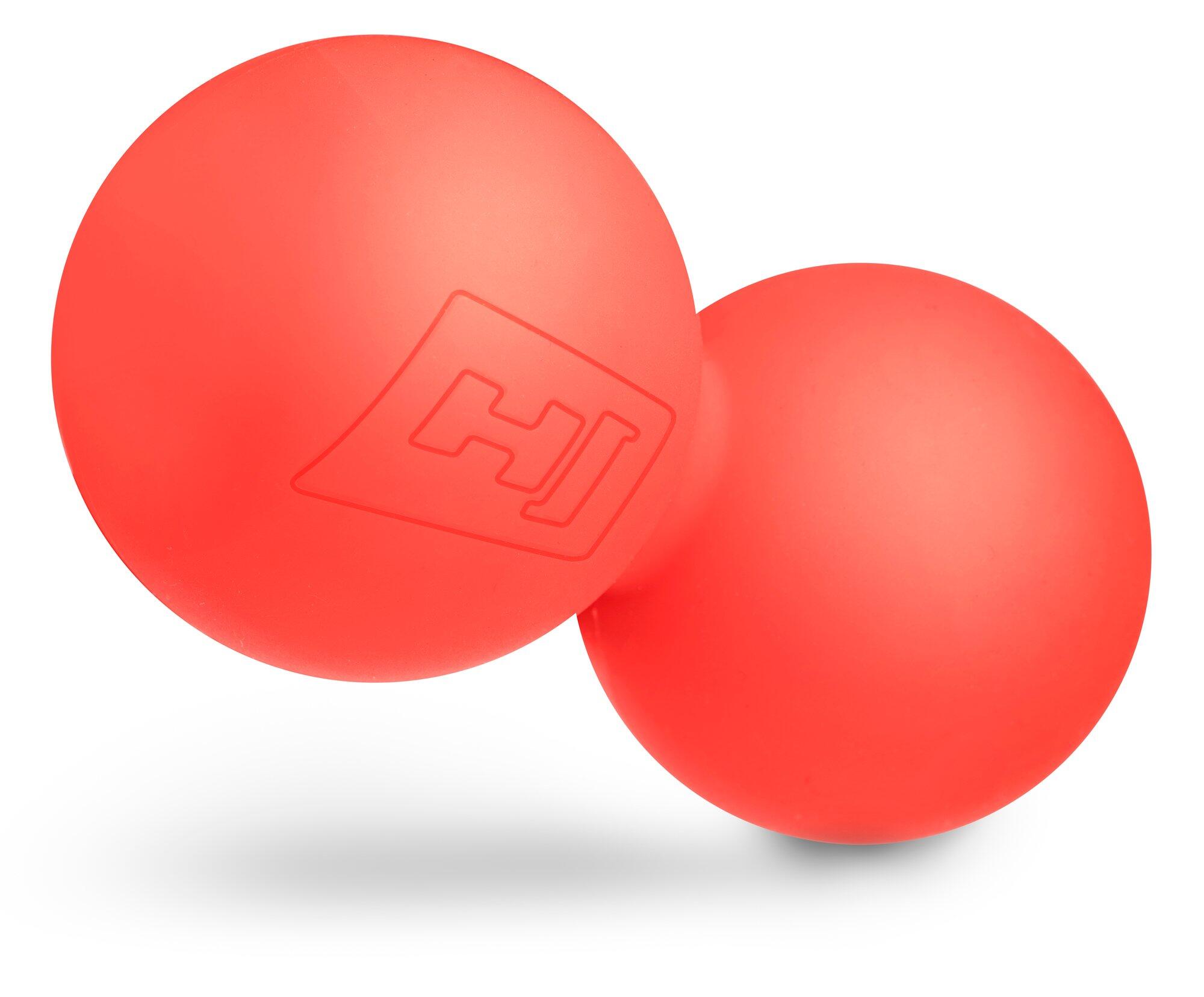 Balle de massage Hop-Sport HS-S063DMB en silicone double 2/4