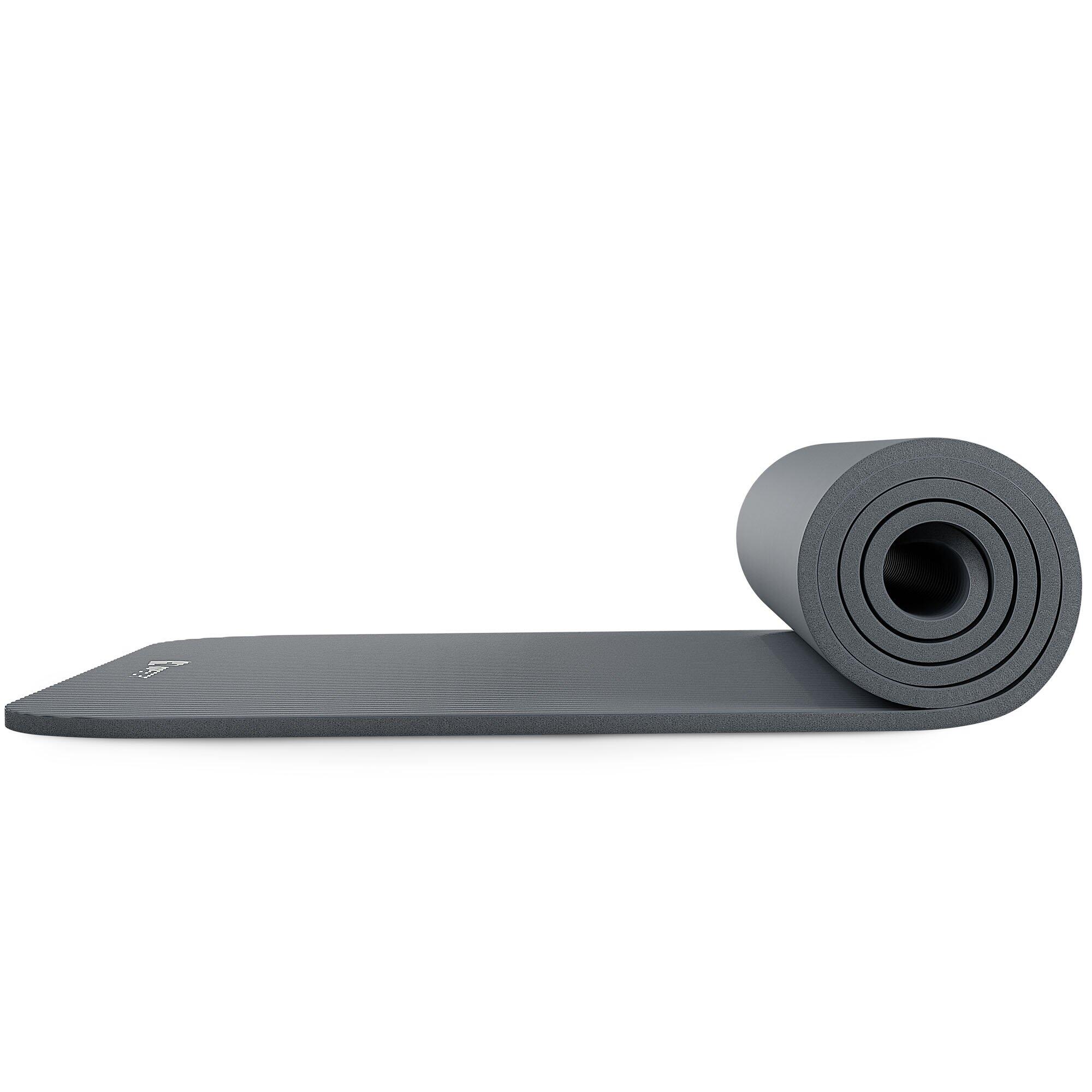 Tappetino fitness NBR 1cm - grigio - 190x60 cm 3/7