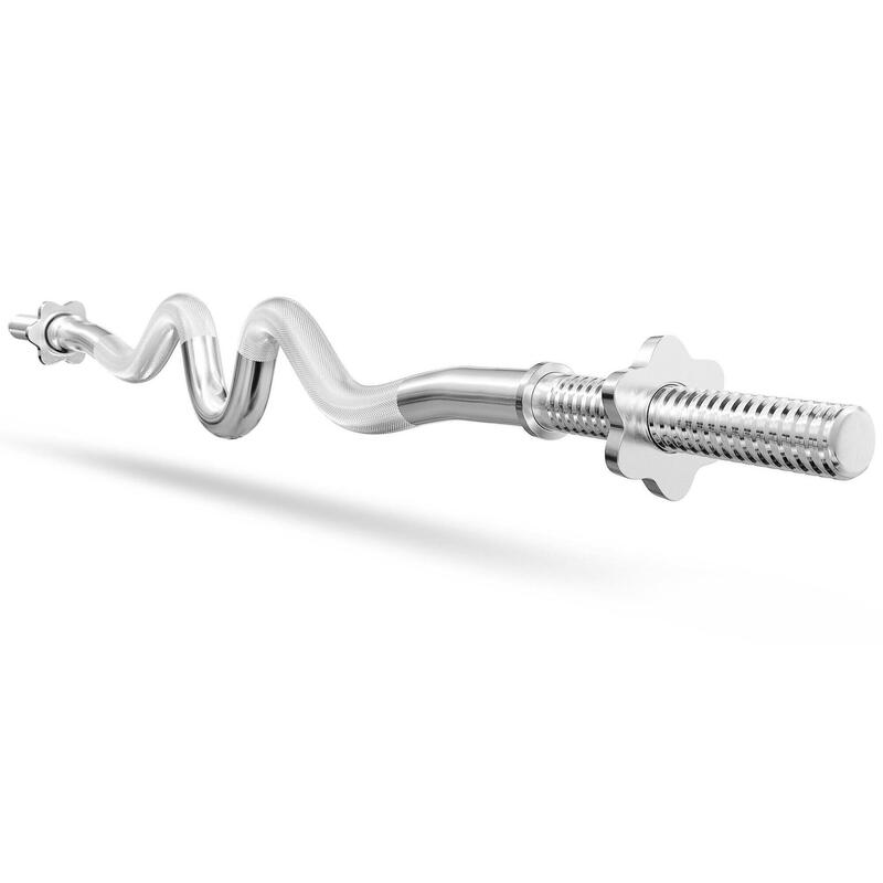 Gryf do treningu siłowego Hop-Sport 120 cm (30 mm) mocno łamany