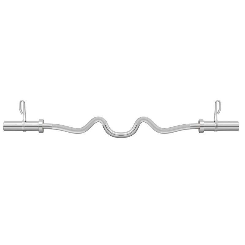 Bară olimpică Hop-Sport 120 cm (50 mm) cu coturi adânci
