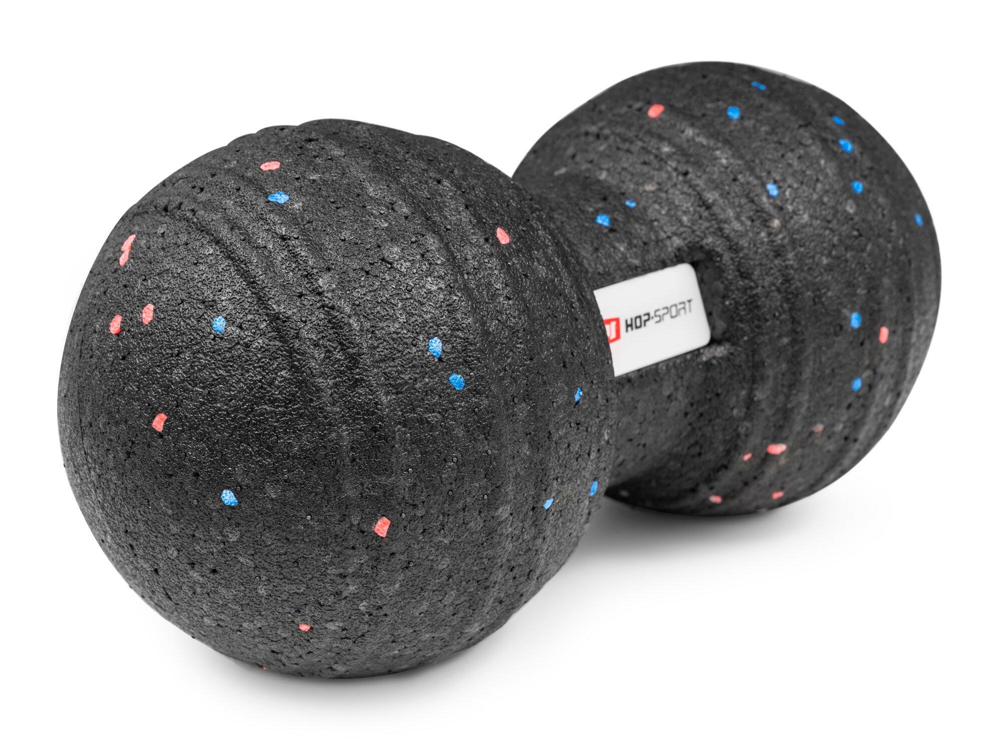 Dubbele massagebal Hop-Sport EPP 8cm 4/6