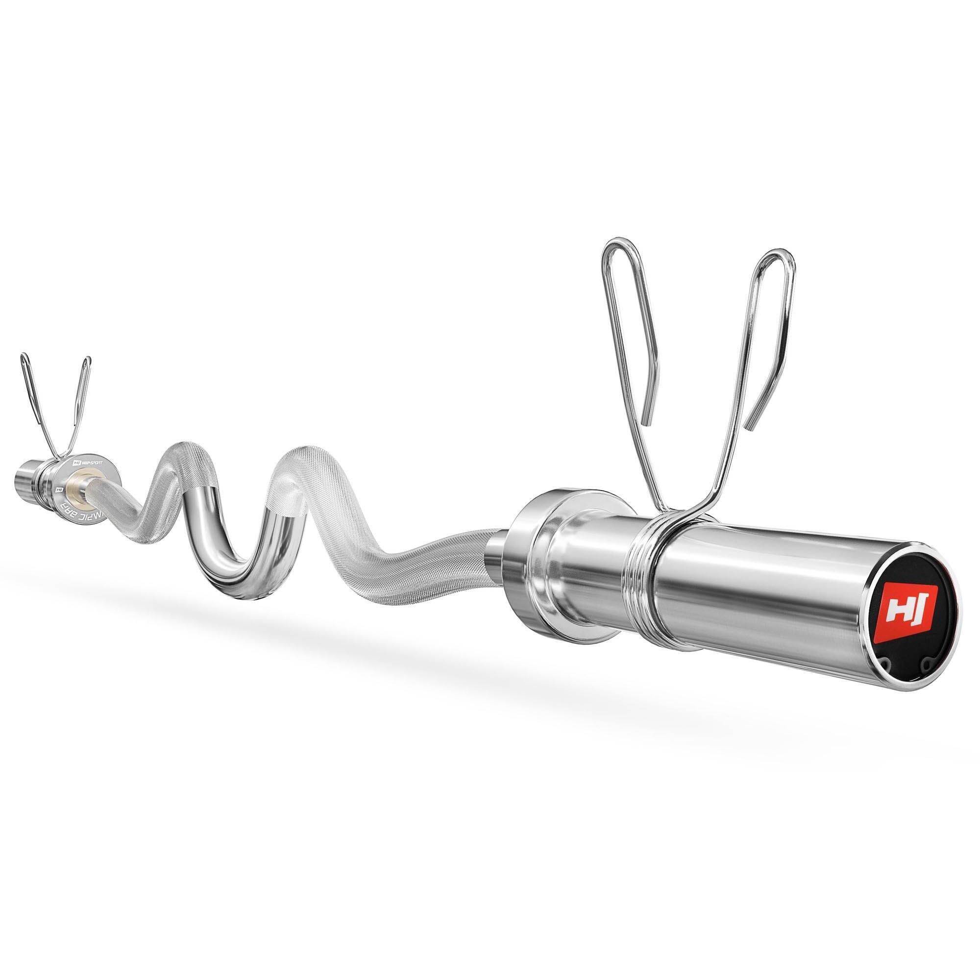 HOP-SPORT Olympijská tyč silně ohýbaná HS 120/50 s objímkou