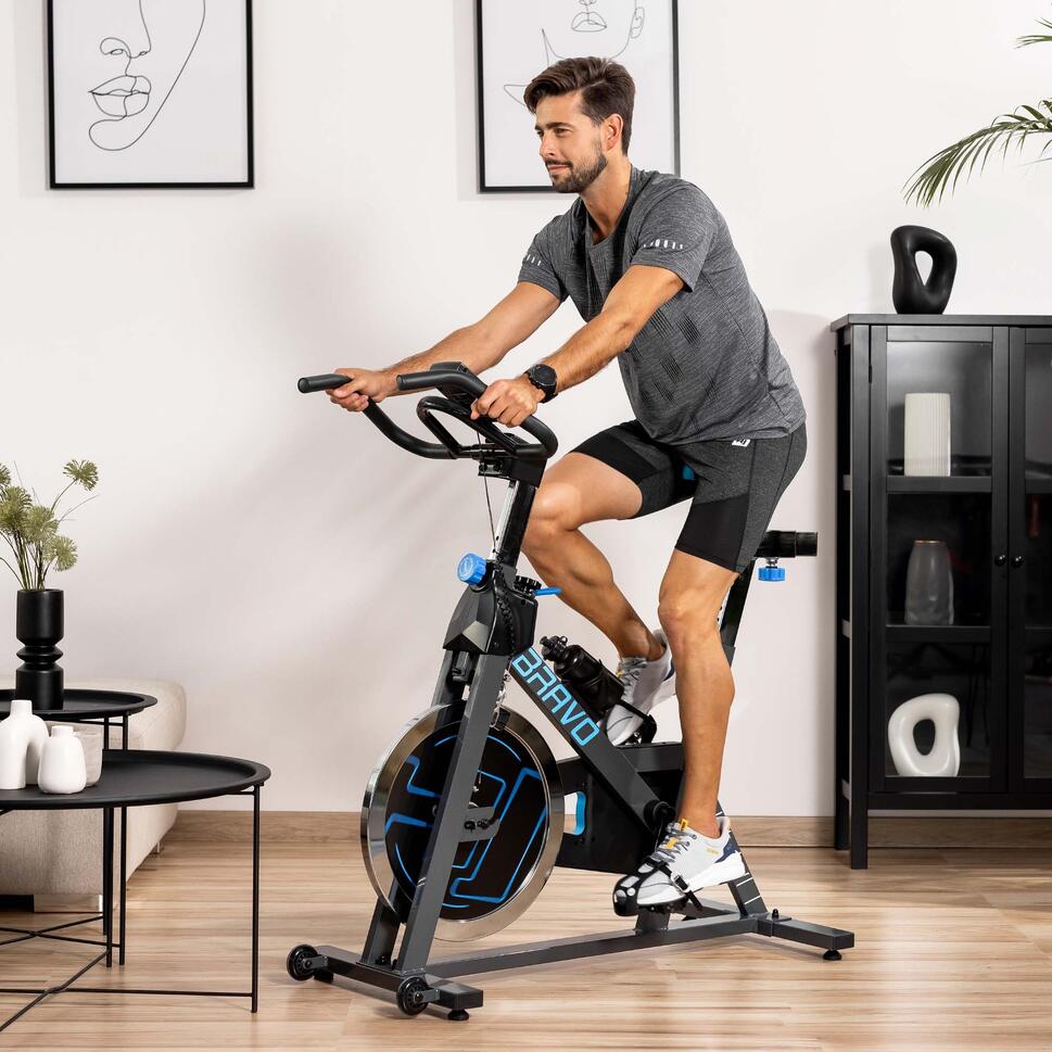 Rower treningowy stacjonarny spiningowy Hop-Sport Bravo thumbnail