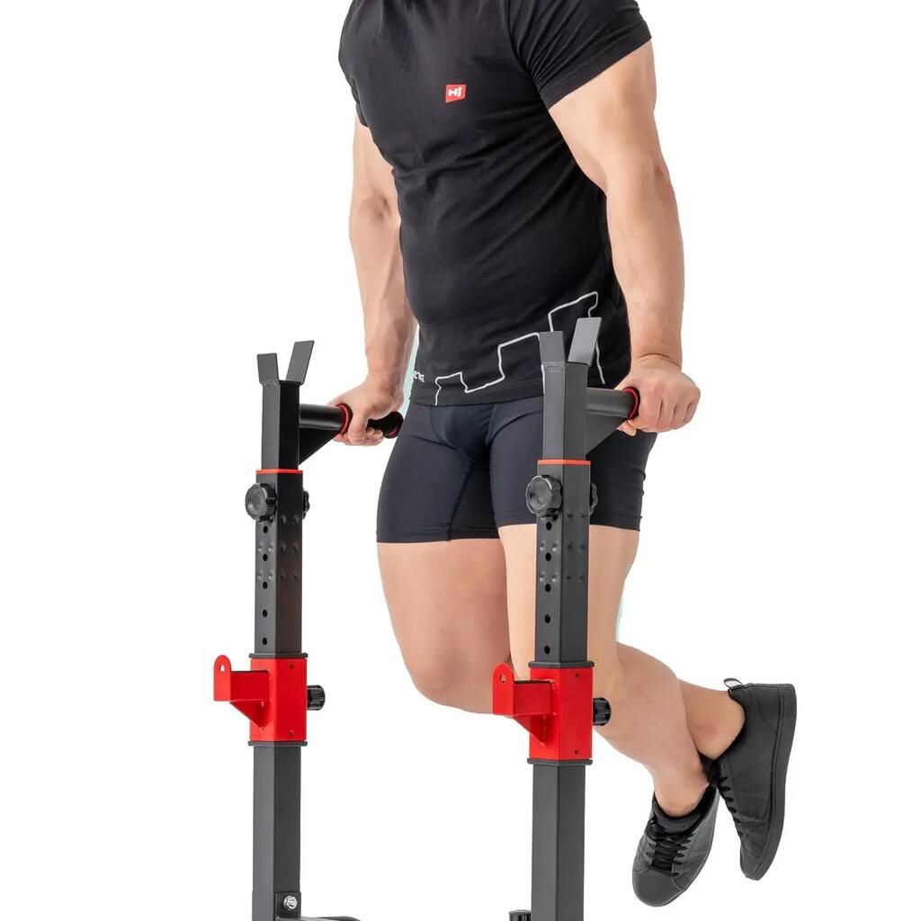 Стойка за щанга Hop-Sport HS-1004L с осигуряване