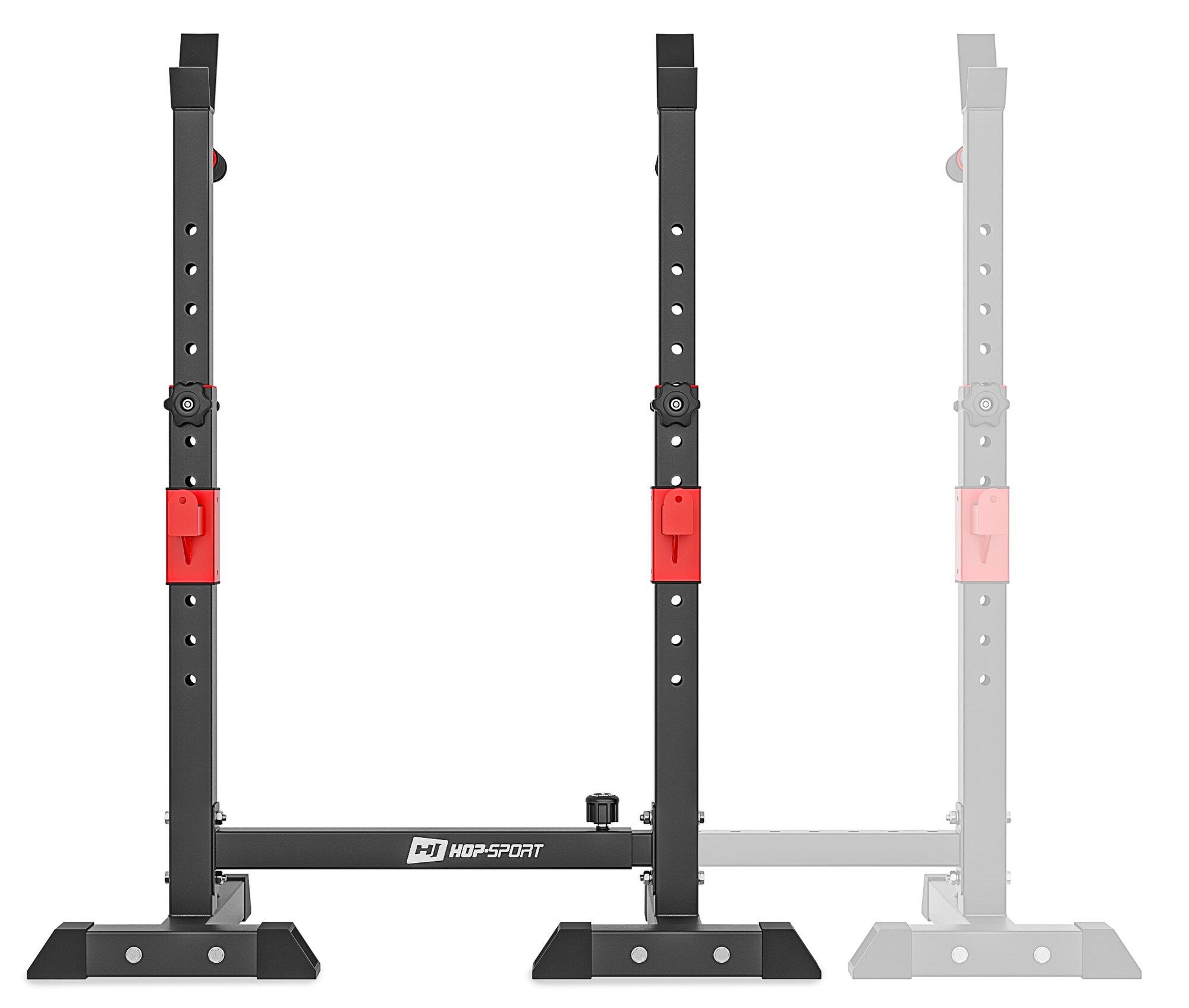 Support pour barre Hop-Sport HS-1004L avec sécurité 7/7