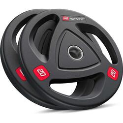 Ensemble de poids olympiques pour barre Hop-Sport HS-OD20 2x20kg 51mm
