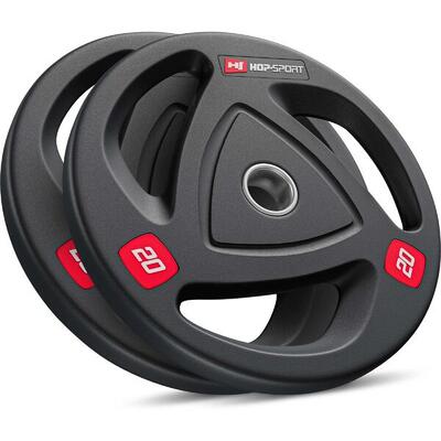 Set di pesi in ghisa per allenamento olimpici 2x20kg