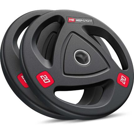 Olympische Gewichtsscheiben-Set für Langhantel Hop-Sport HS-OD20 2x20kg 51mm