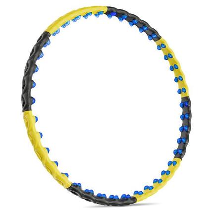 Hula-hop z wypustkami Hop-Sport 80 kulek magnetycznych- obręcz do ćwiczeń