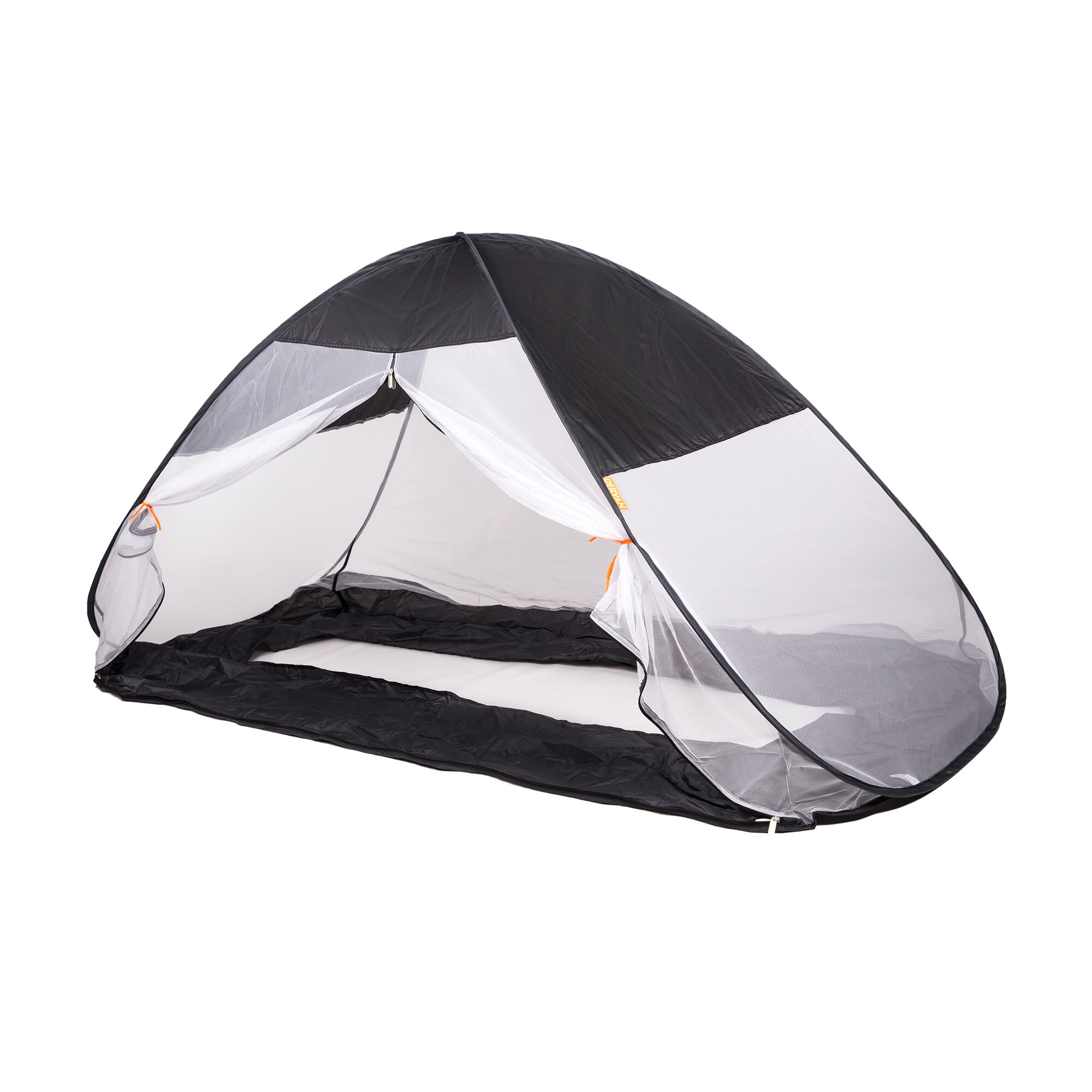 Deryan Tente de Lit Pop Up - Moustiquaire Double - Tente Moustiquaire Pop Up - Pliable et Légère - 200x180x110cm - Voyage avec Sac de Transport - Noir Deryan Tente de Lit Pop Up - Moustiquaire Double - Tente Moustiquaire Pop Up - Pliable et Légère - 200x180x110cm - Voyage avec Sac de Transport - Noir