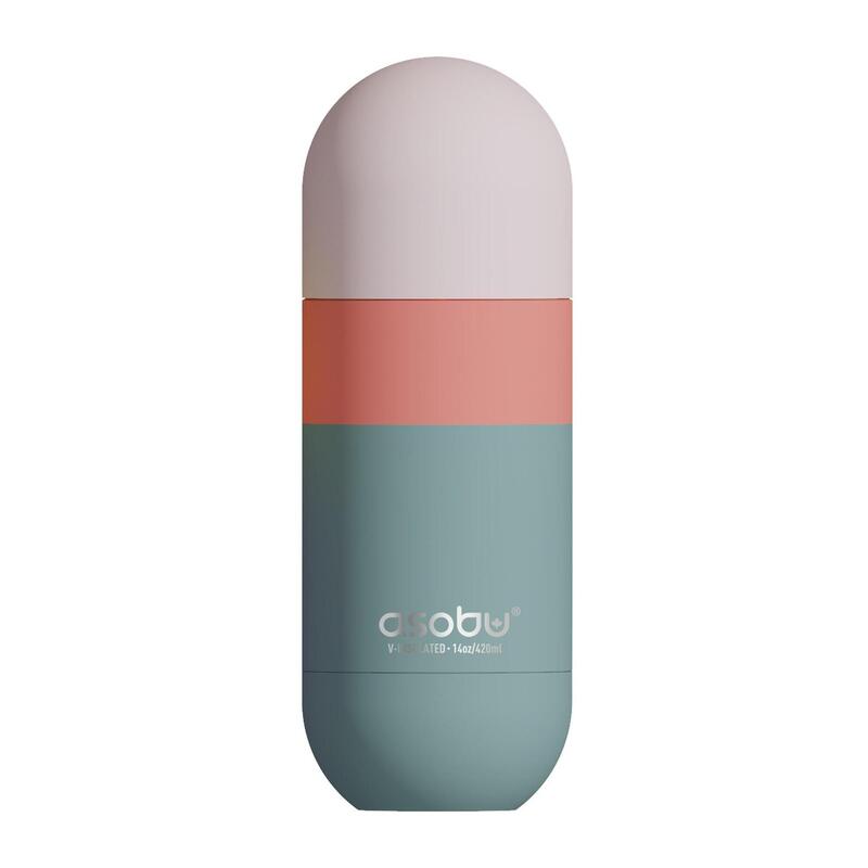 Cestovní termoska Asobu Orb 420 ml – Pastel Green, s keramickou vrstvou