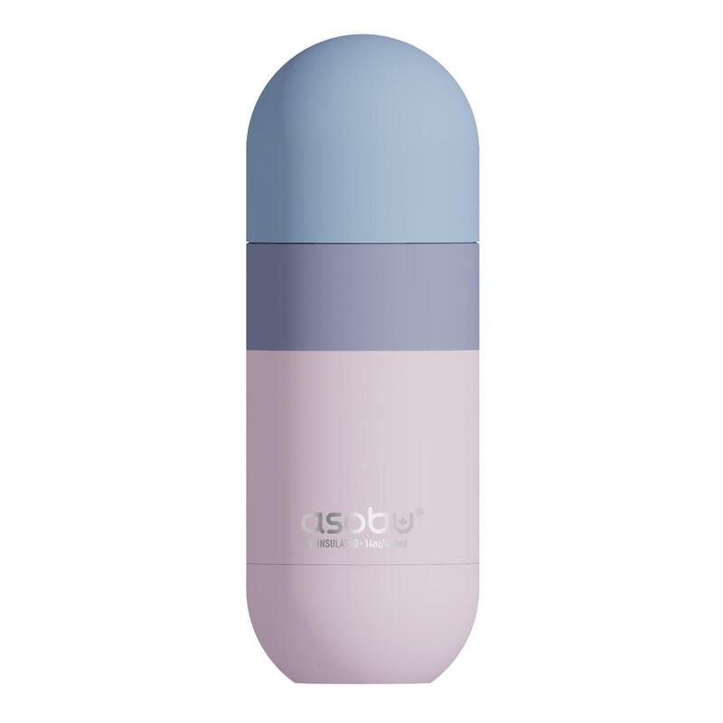 Cestovní termoska Asobu Orb 420 ml – Pastel Pink, s keramickou vrstvou