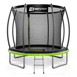 Trampoline citrouille 8ft (244cm) Hop-Sport HS-PT8I avec filet intérieur