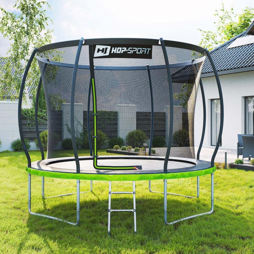 Trampolina dynia 10ft (305cm) Hop-Sport HS-PT10I pumpkin z siatką wewnętrzną