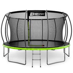 Trampoline citrouille 14ft (427cm) Hop-Sport HS-PT14I avec filet intérieur