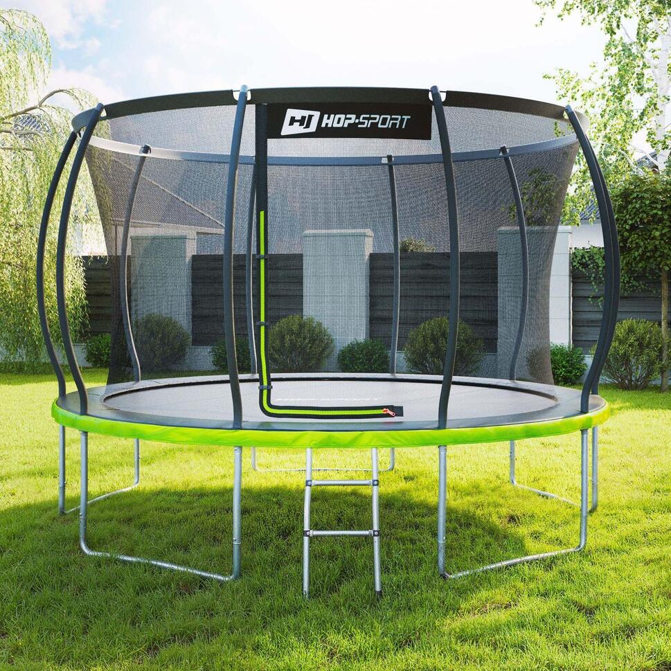 Trampolina dynia 12ft (366cm)Hop-Sport HS-PT12I pumpkin z siatką wewnętrzną