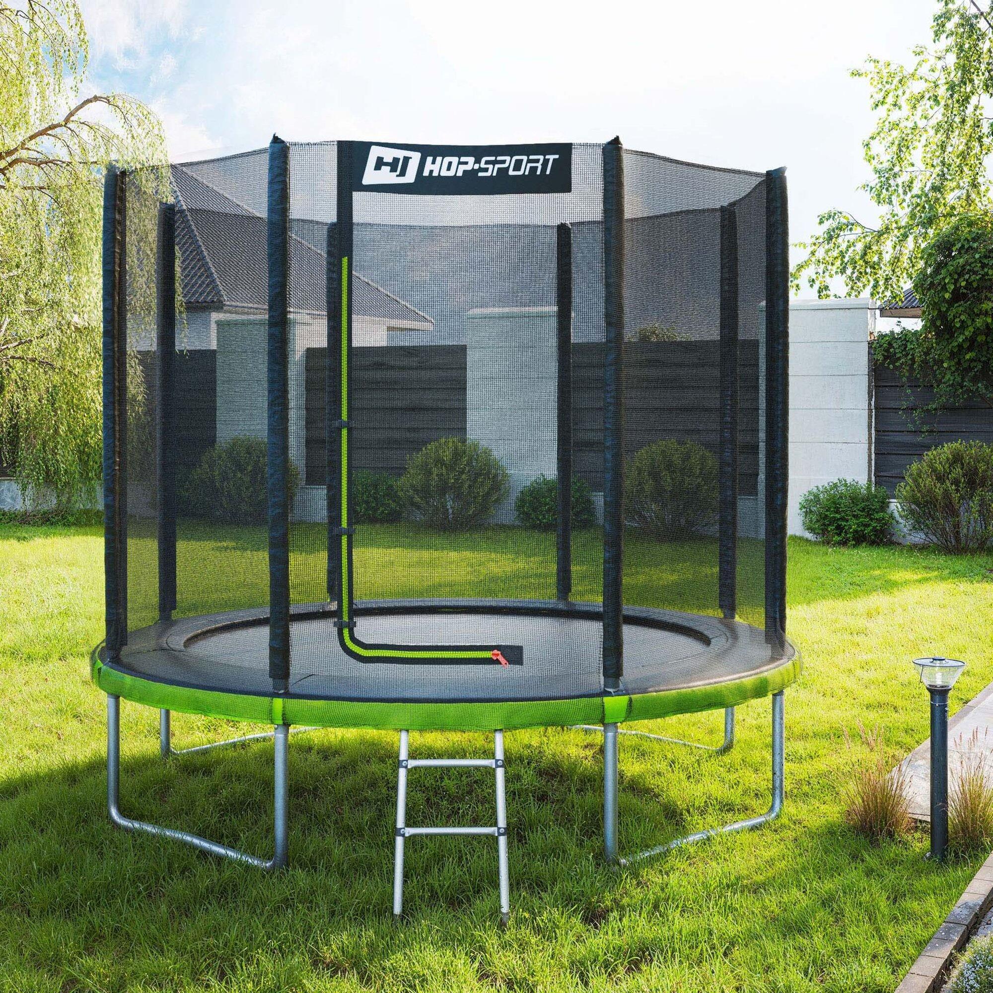 Trampolin 8ft (244cm) Hop-Sport HS-T08A mit Außennetz 6/7