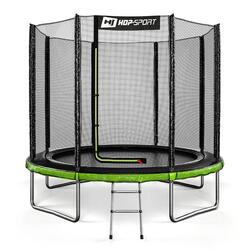 Trampoline 8ft (244cm) Hop-Sport HS-T08A avec filet extérieur