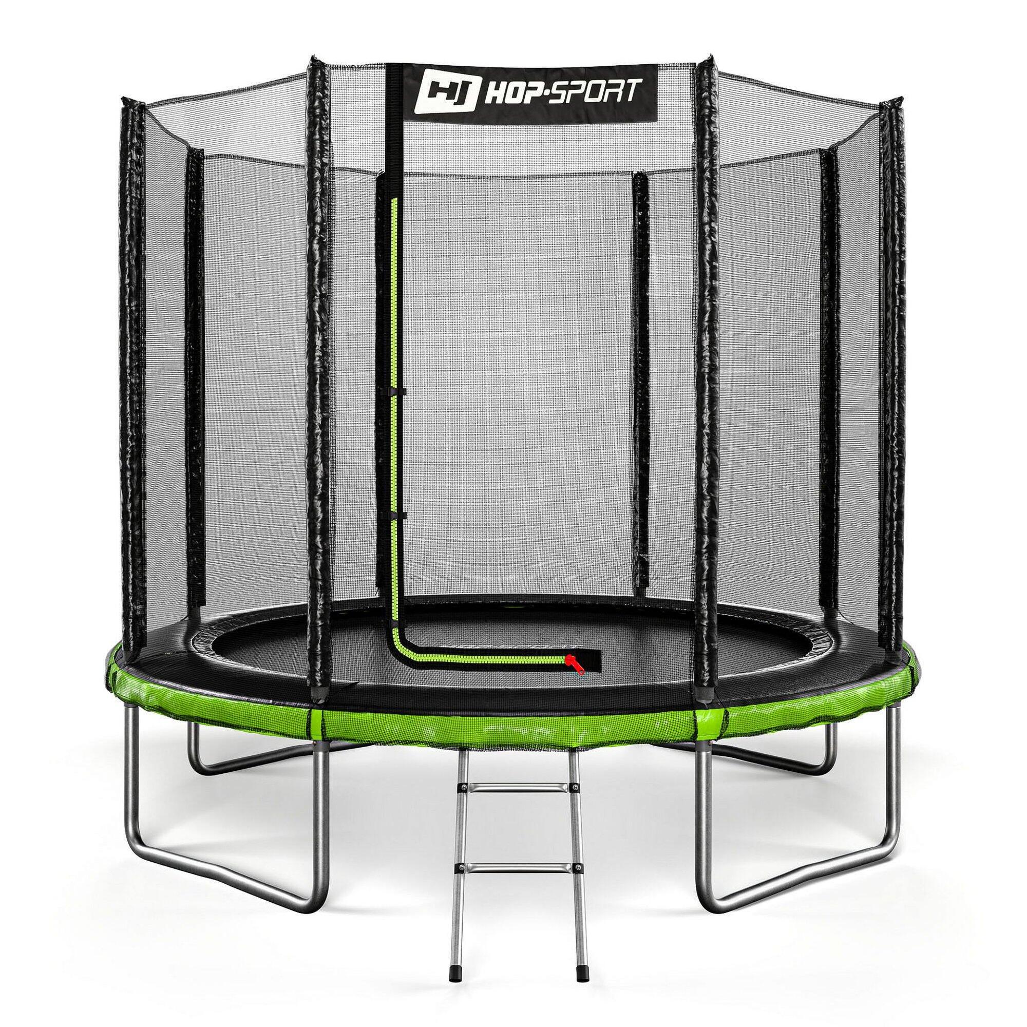 Trampolin 8ft (244cm) Hop-Sport HS-T08A mit Außennetz 7/7