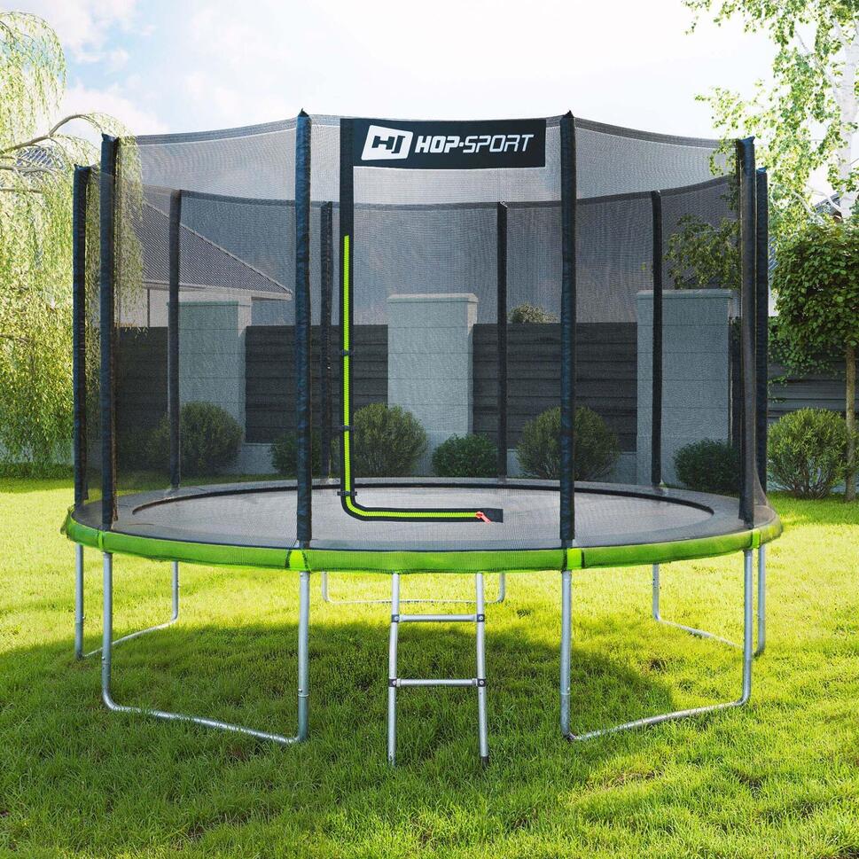 Trampolina 12ft (366cm) Hop-Sport HS-T12A z siatką zewnętrzną