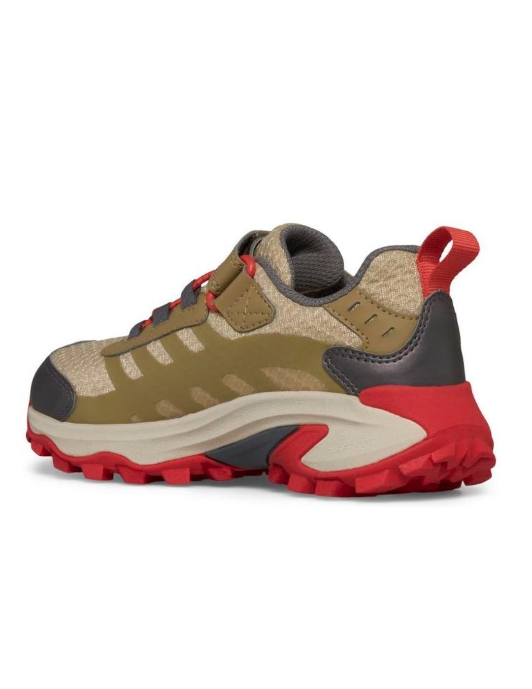 Senderismo para Niño Merrell Moab speed 2  Beige 2/2